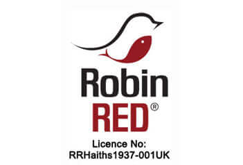 Always look for the official Robin Red® logo and licence - Haith's UK