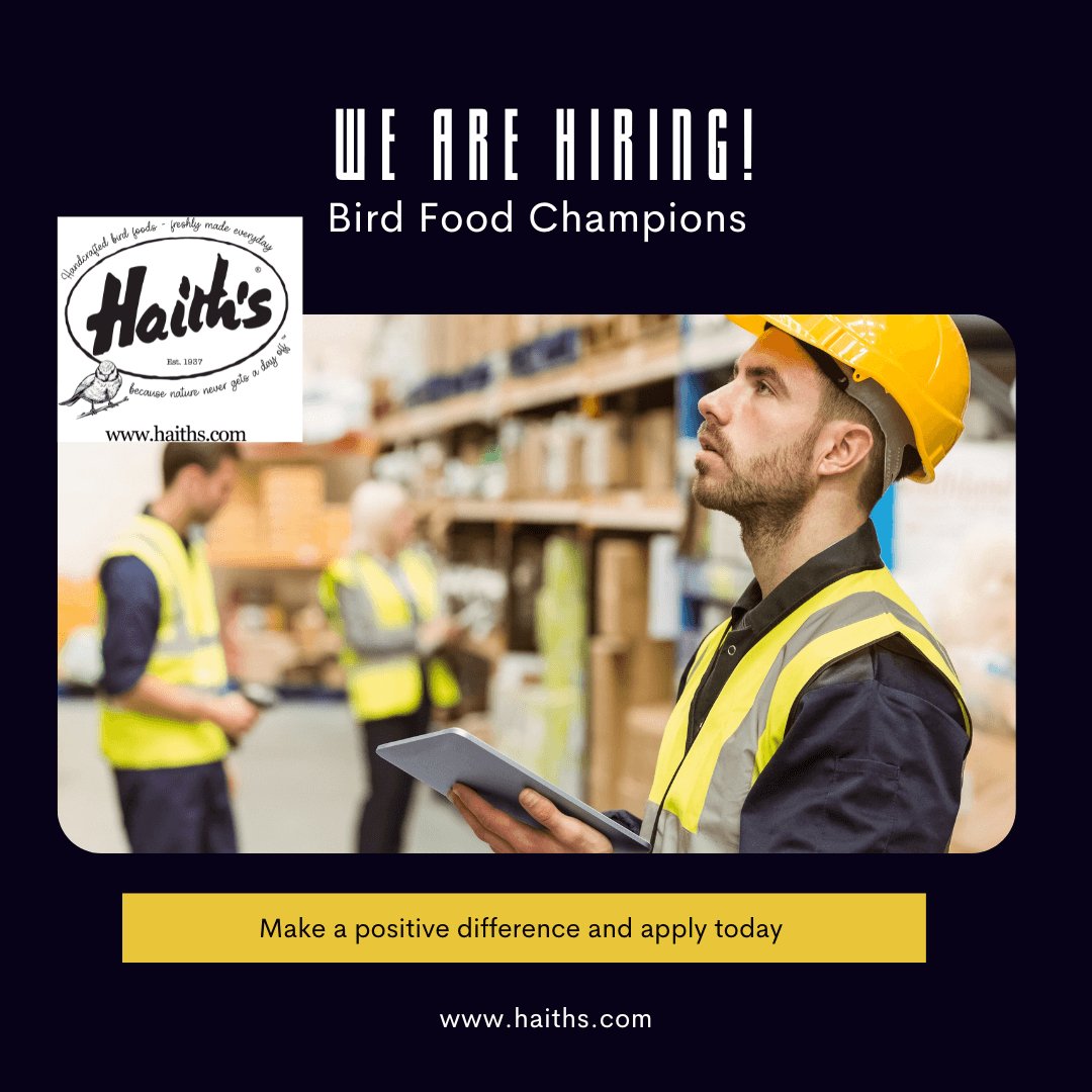 We are hiring... - Haith's UK