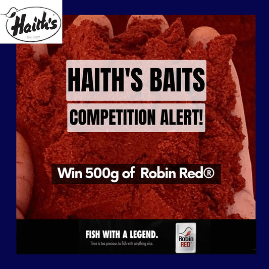 Win a bag of Robin Red fishing bait - Haith's UK