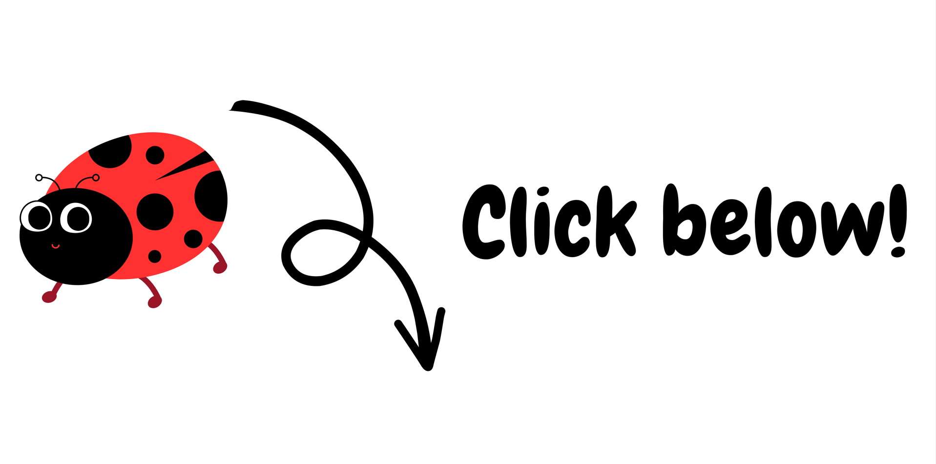 Smiling ladybird graphic - Click Below!