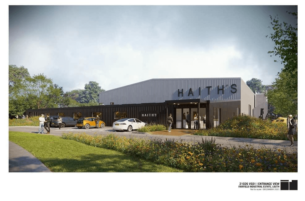 The Haith's bird food centre in Louth, Lincolnshire, UK where Haith's clean, blend, pack and despatch their bird food for garden birds, cage and aviary birds and bird foods for fishing ingrdeints.