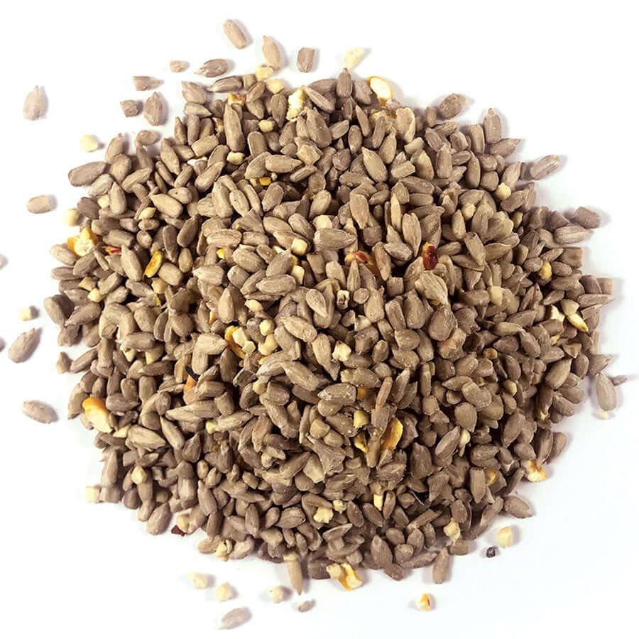 Bird food mix contains no millet, wheat or cheap fillers and available in weights of up to 20 kg