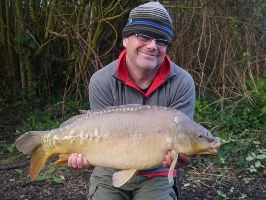 Adam Roots digs deep at Digger Lakes fishing with Haiths Superred