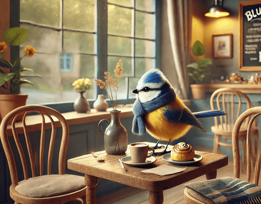 If a Blue Tit Were Human: The Ultimate Snack Machine - Haith's