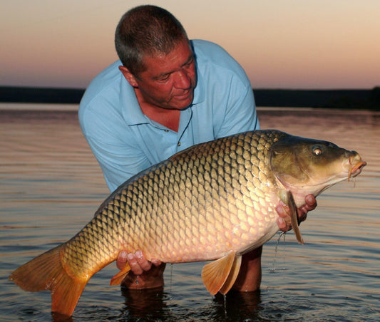 Ken with a carp he caught