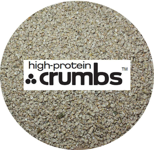 High-protein crumbs is perfect to grind or combine to add attraction to your favourite bait. 