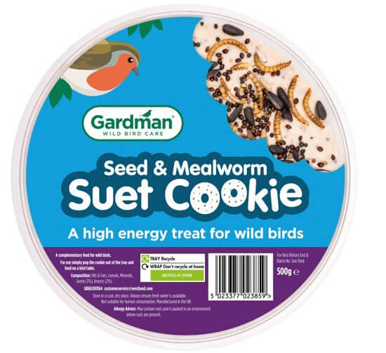 Seed & Mealworm Suet Cookie