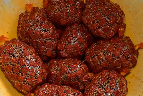 robin red pellets in mesh bags
