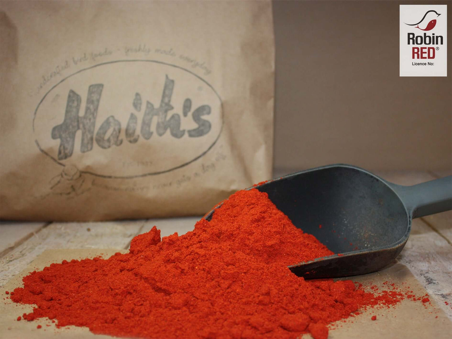 ROBIN RED® (HB), a vibrant red, powdered carp attractor.