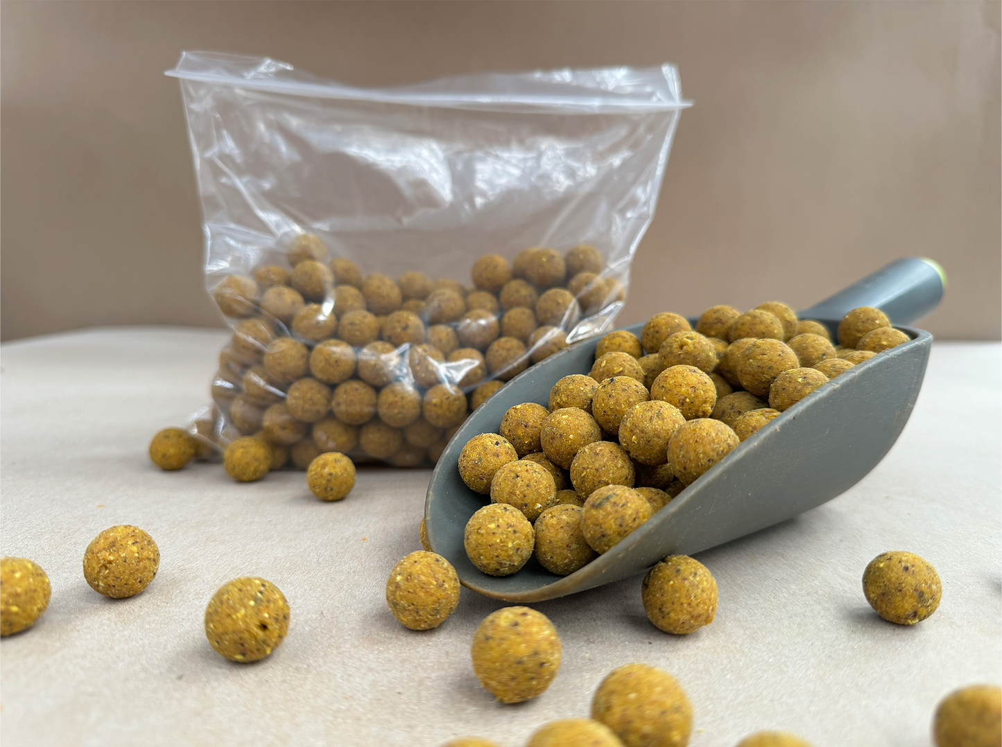 Robin Gold prototype boilies for fishing 