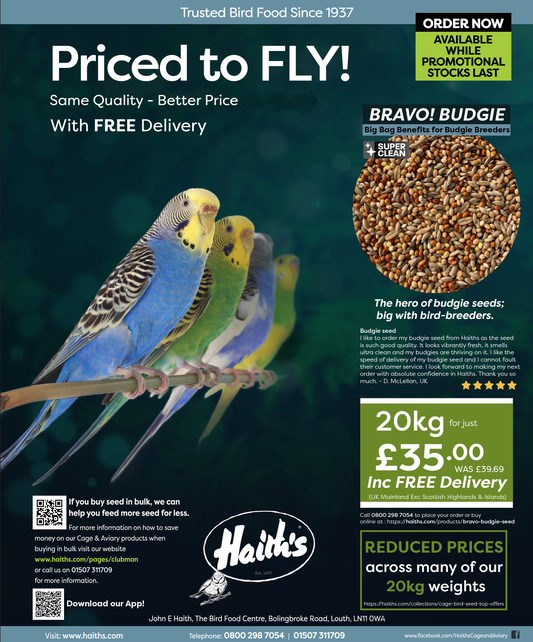 BRAVO! Budgie Seed™