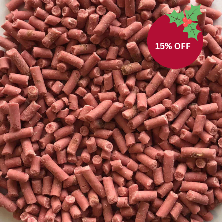 berry suet pellets with logo