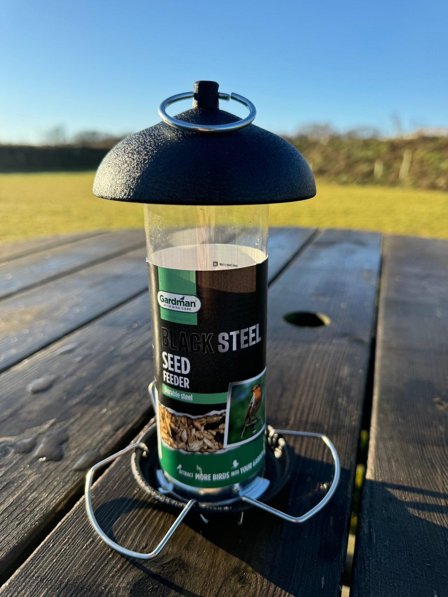 Black Steel Seed Feeder - Haith's