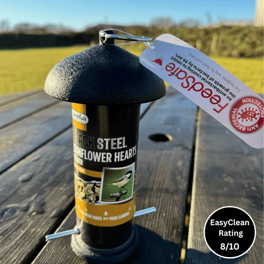 Black Steel Sunflower Seed Feeder - Haith's UK