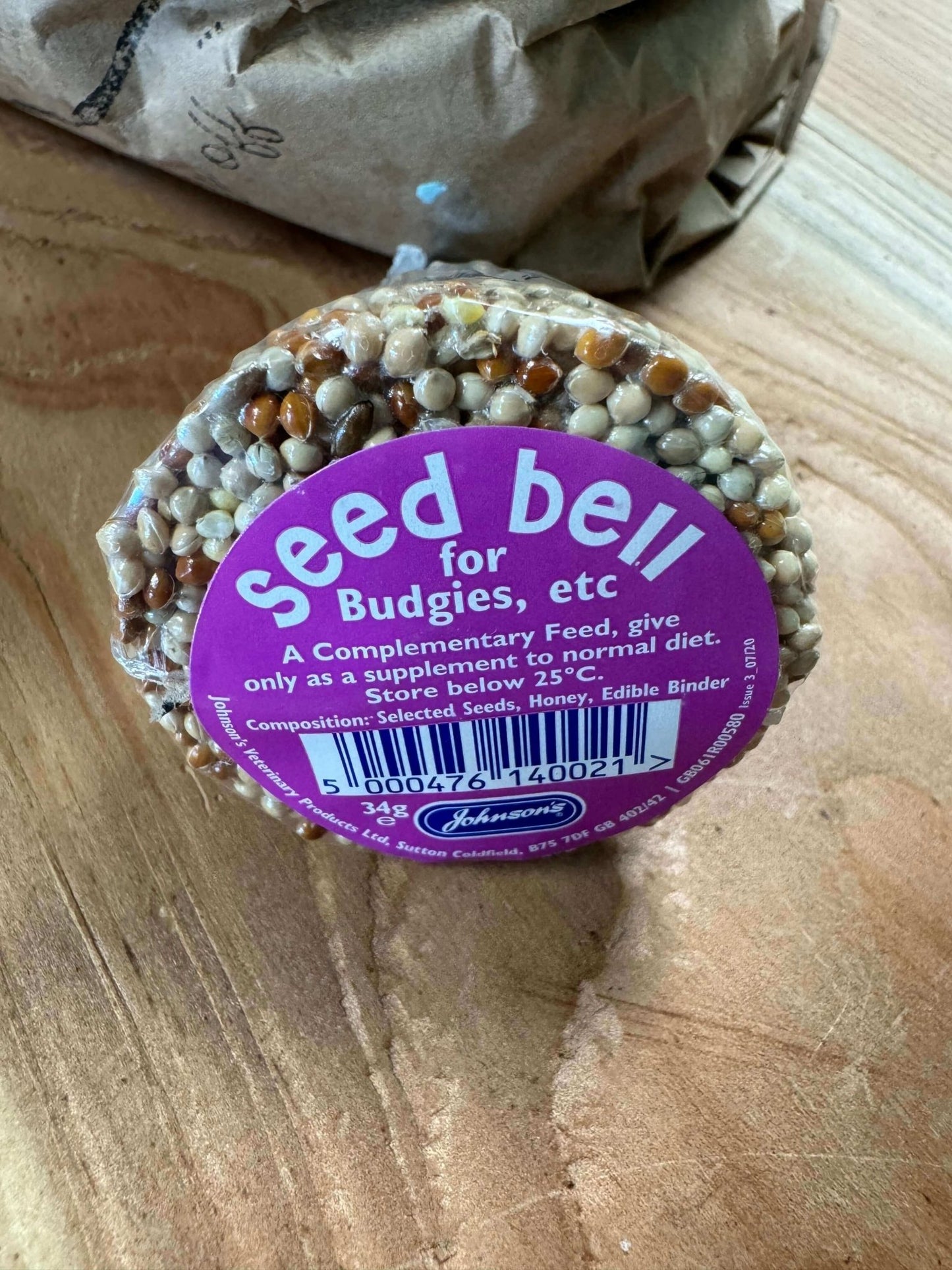 Budgie Seed Bell - Haith's