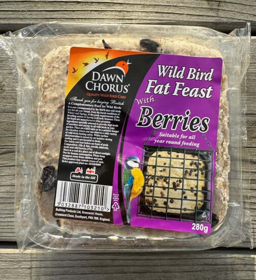 Square Fat Feast With Berry in packaging