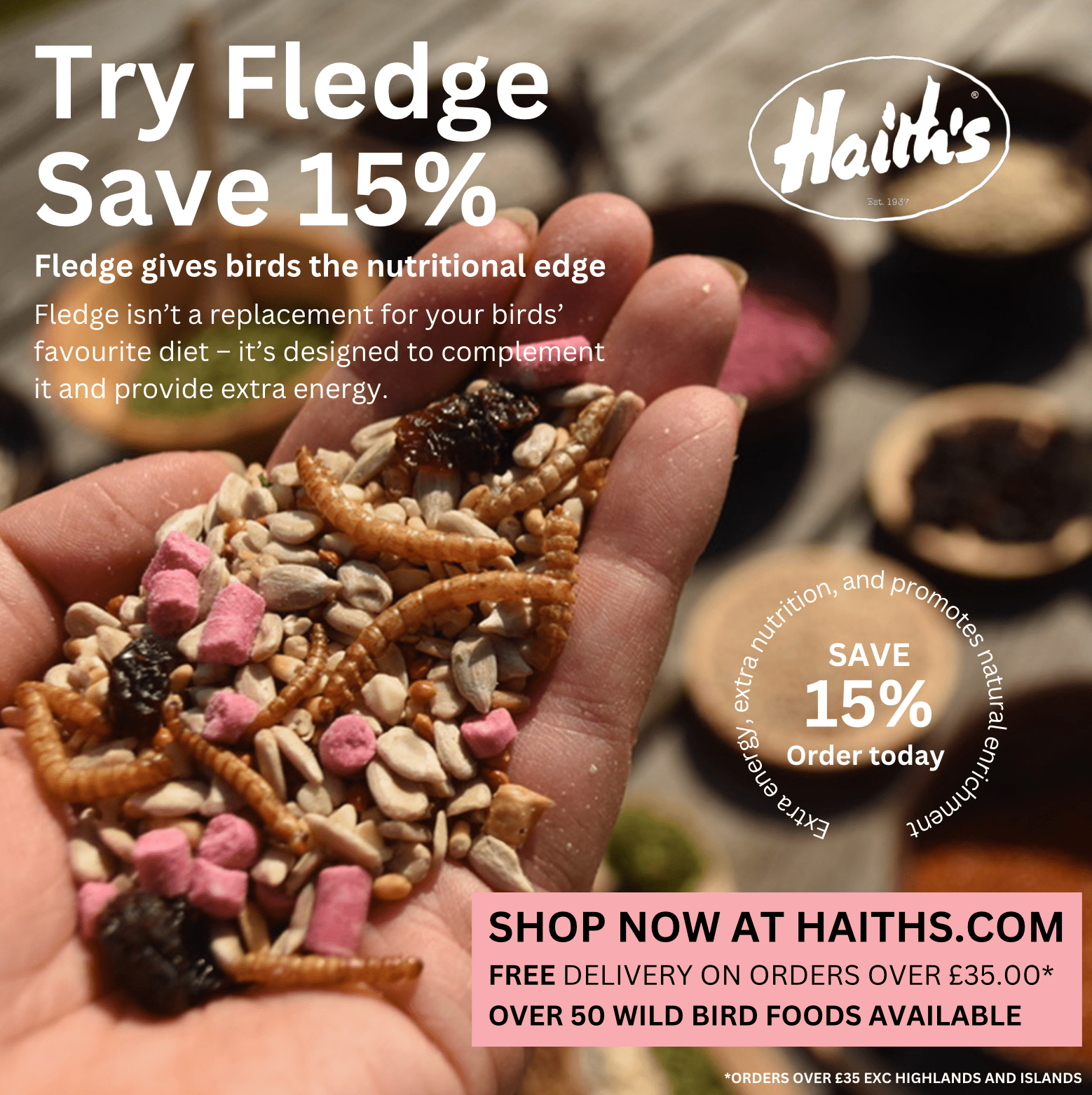 Fledge™ Mix - Energy Boost for Fledglings - Haith's