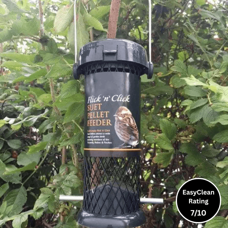 Flick 'n' Click Suet Pellet Feeder - Haith's UK