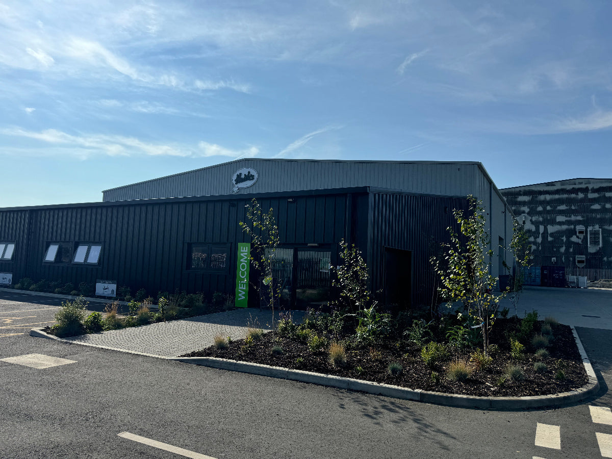 Haith's Bird Food Centre and customer parking in Louth