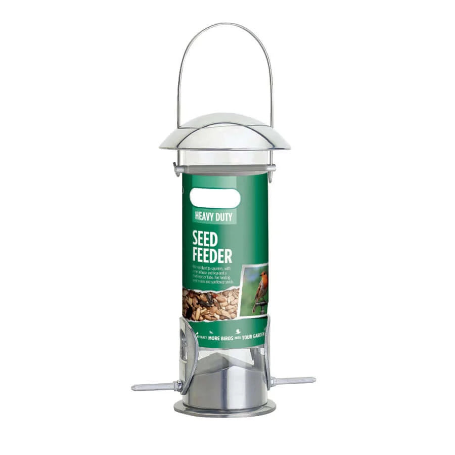 Heavy duty seed feeder for garden birds buy now from Haith's 