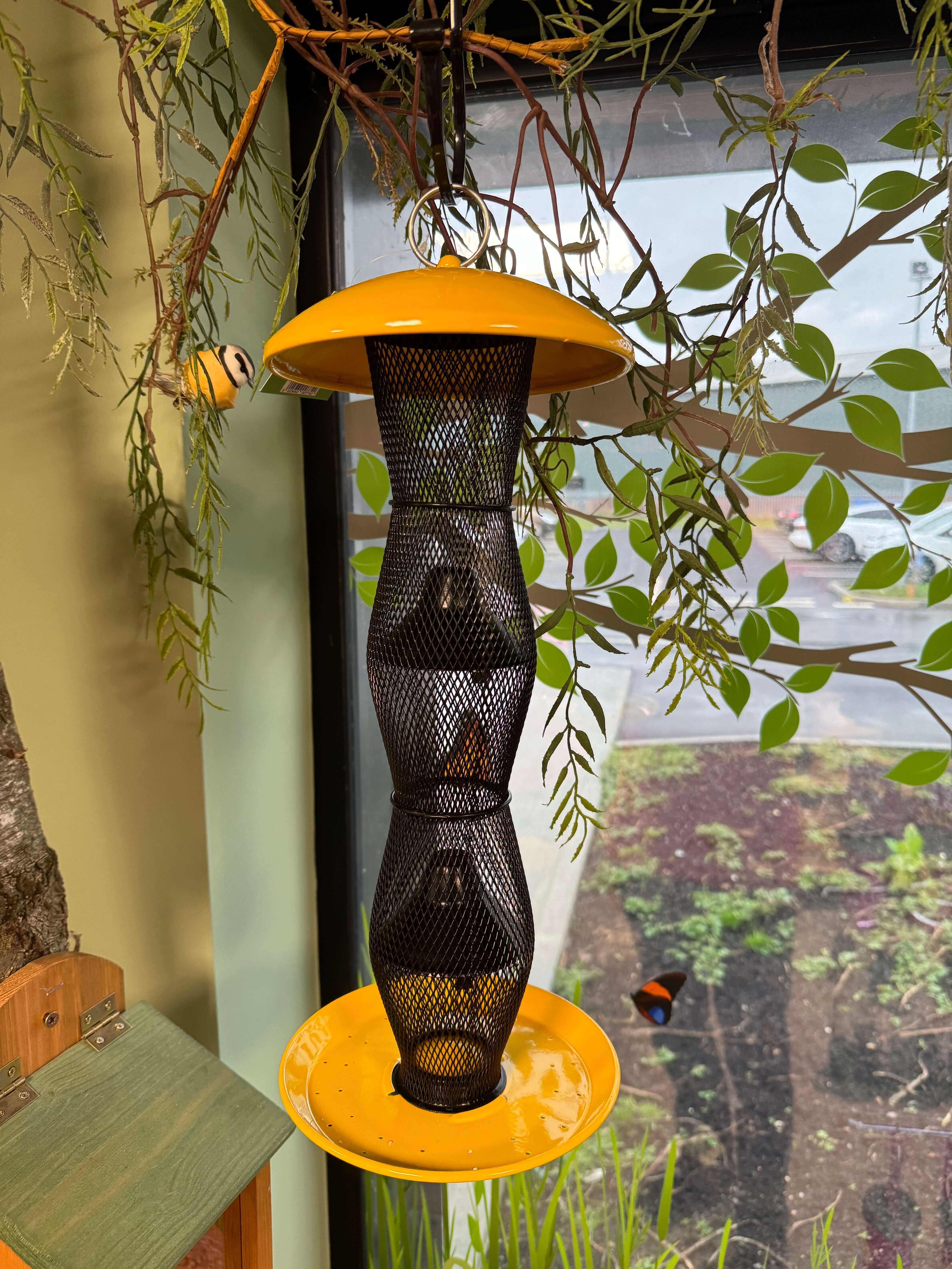 Large metal niger seed bird feeder Haith's Bird Food