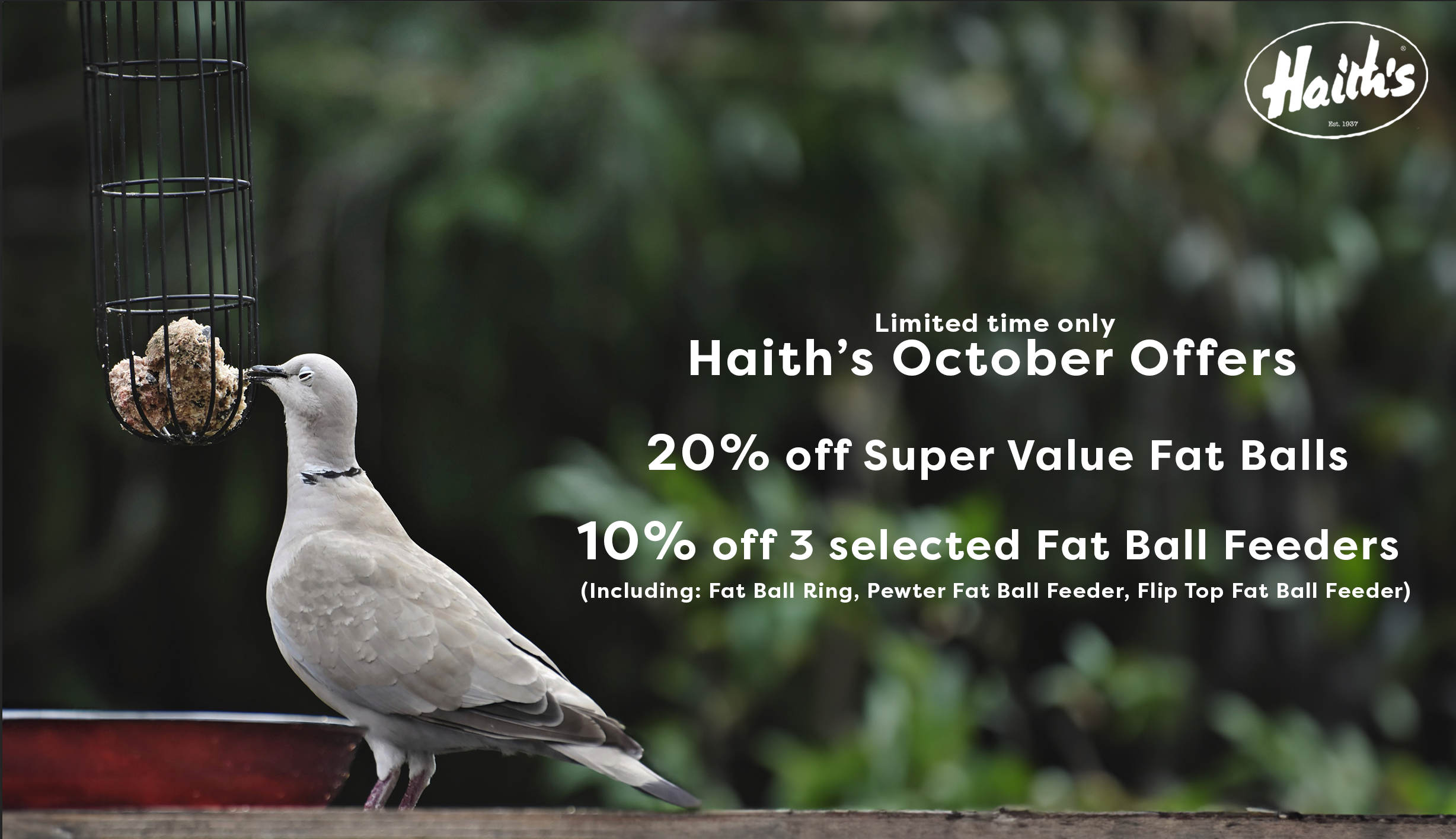 Haith's special bird food offers