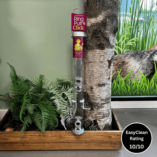 Ring Pull Zinc 'Click' Seed Feeder - Haith's UK