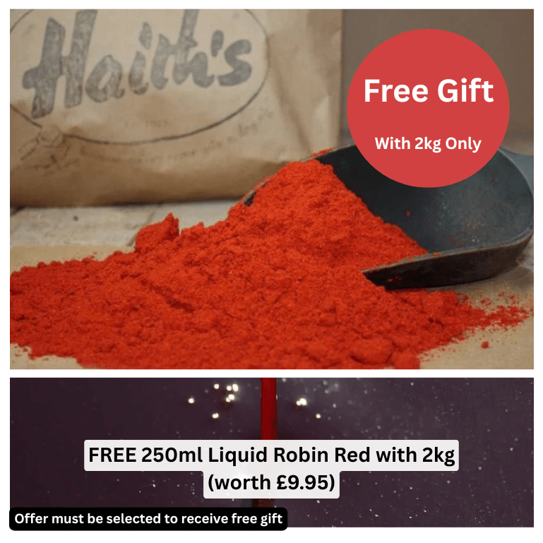 ROBIN RED® (EU) for natural colouring. - Haith's UK