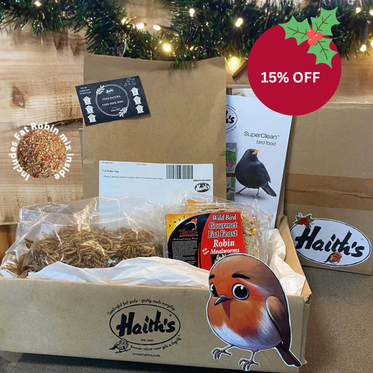 a christmas hamper with logo