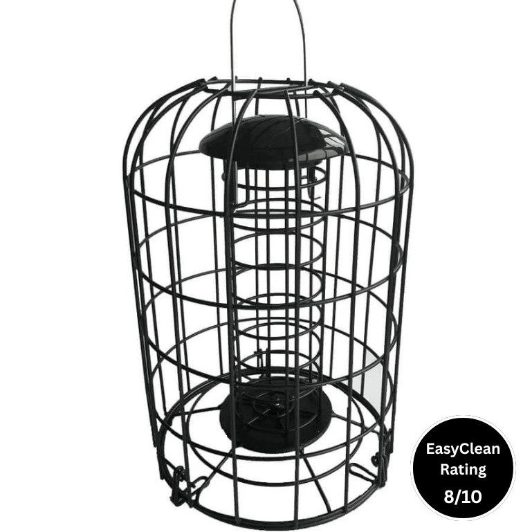 Squirrel Resistant fat ball Bird feeder with cage - Haith's UK