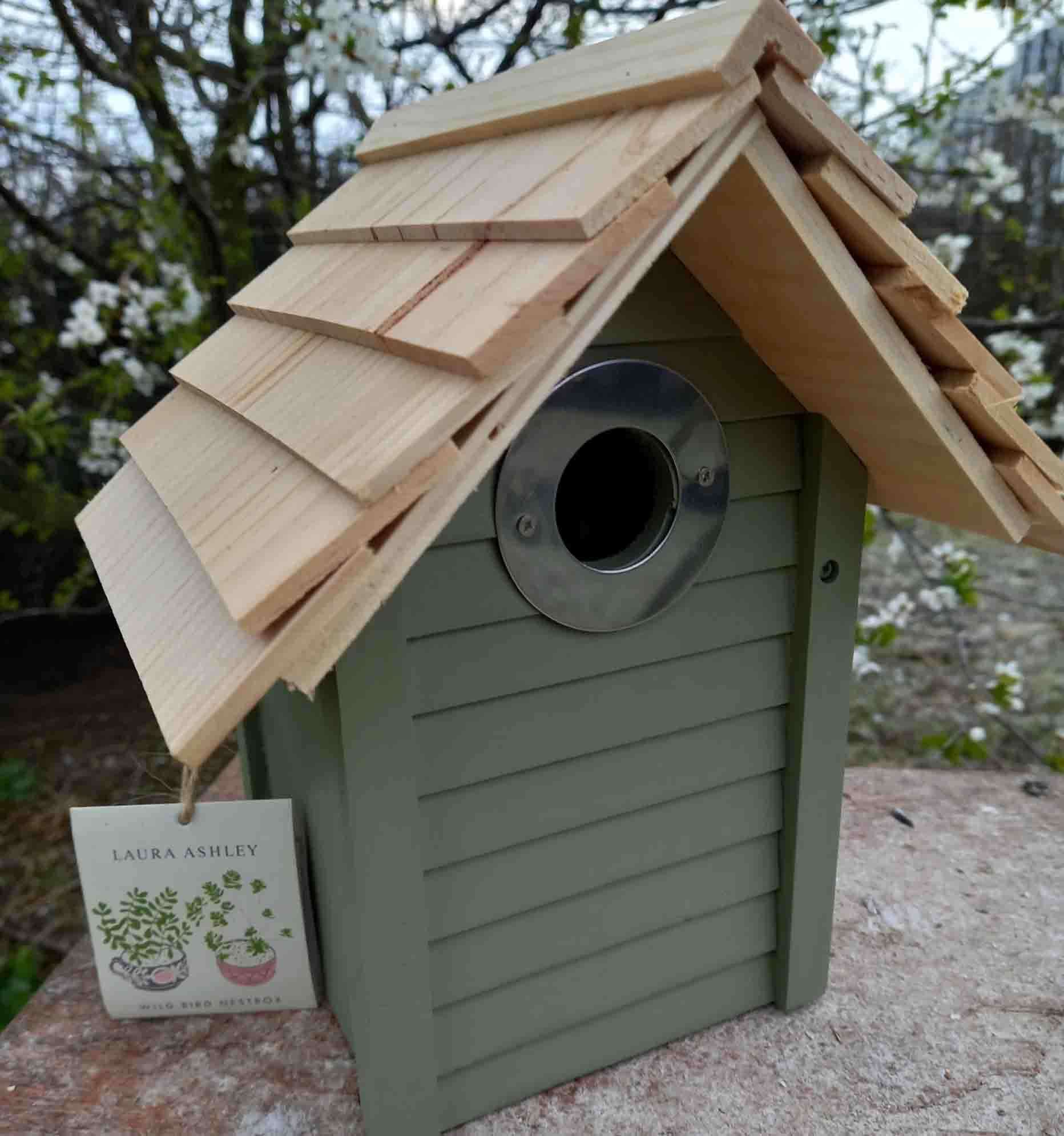 Wild Bird Nest Box by Laura Ashley - Haith's