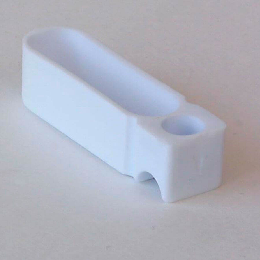 Finger drawers are a white small plastic container, which is able to be clipped to the sides of the cage.