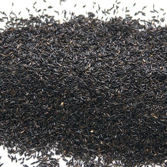 Niger Seed has fantastic tonic properties to keep birds in top condition. Bird-breeders use its high-oil and tonic properties before the breeding season in the belief that it prevents egg binding.