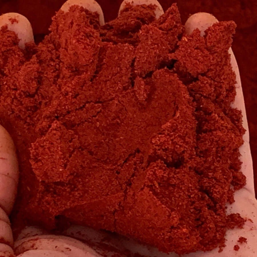 This is the new Robin Red® for natural colouring created by Haith’s. It can be used at a level of 10% of the total base mix recipe in boiled bait base mixes, ground bait and hook baits.