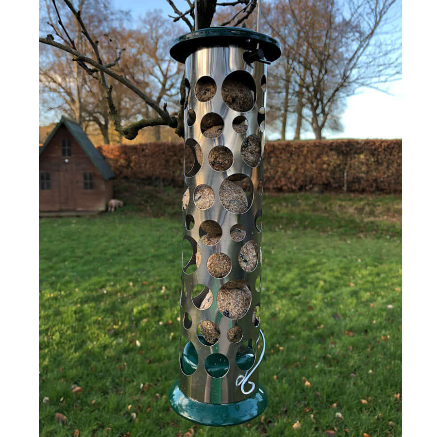 This one is tough and easy to clean - squirrels won't break this feeder. 