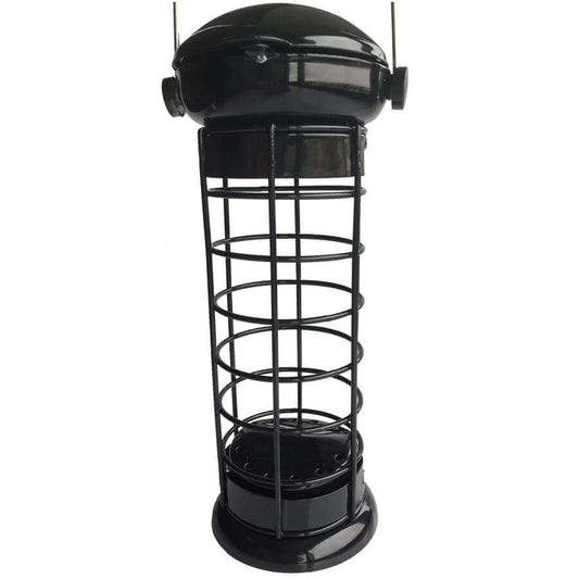 High-quality robust metal feeder holds up to 3 small fat balls.