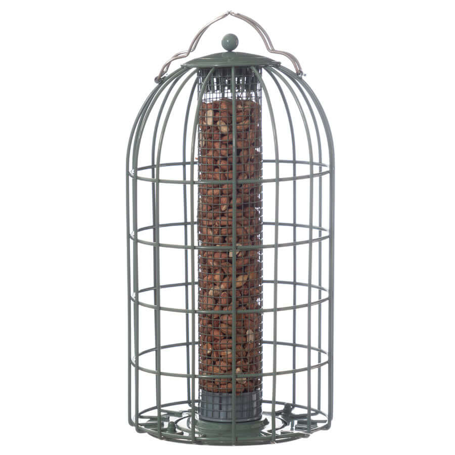 The award-winning British-designed, squirrel resistant Nuttery Cage Peanut Bird Feeder has been a favourite with the bird feeding public for many years.