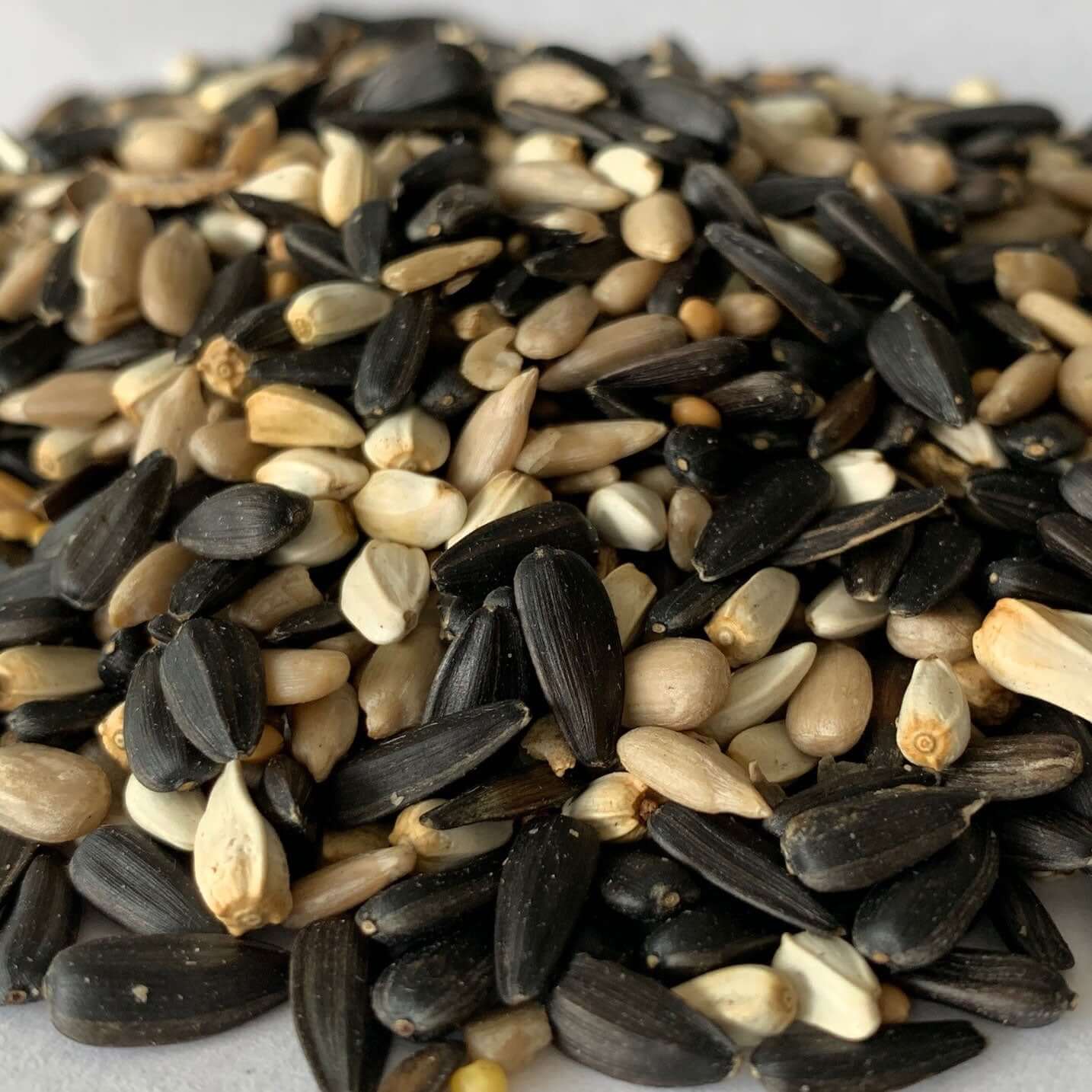 Feeder Seed contains Black Sunflower (the high oil sunflower) and also high-energy Hemp and beneficial Safflower. This bird food mix is so popular you may need more than one tube feeder!